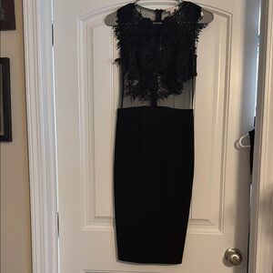 Elegant Black Lace Dress